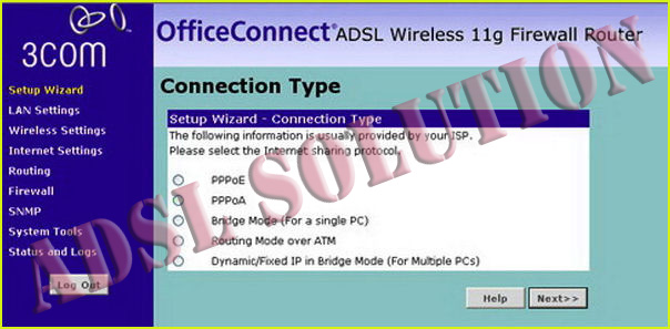 3Com Office Connect 3CRWE754G72-A Wireless ADSL 3Com Office Connect 3CRWE754G72-A Wireless ADSL