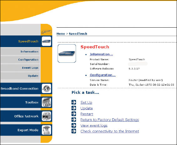 Speedtouch ST605 Speedtouch ST605