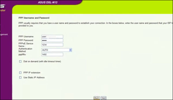 ASUS DSL-N13 ASUS DSL-N13