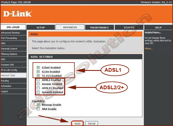 D-Link DSL-2642B D-Link DSL-2642B