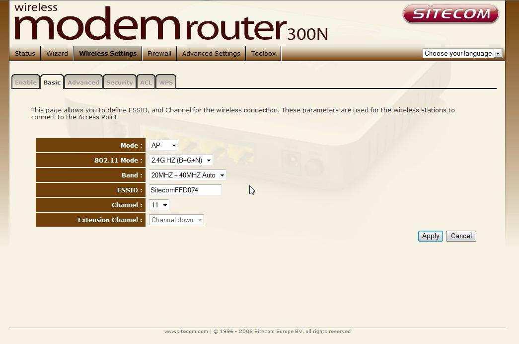 Sitecom Wireless Modem Router Sitecom Wireless Modem Router